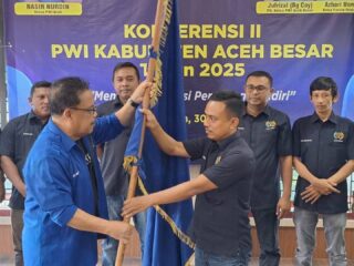 Jufrizal Kembali Nakhodai PWI Aceh Besar, UKW Jadi Program Prioritas